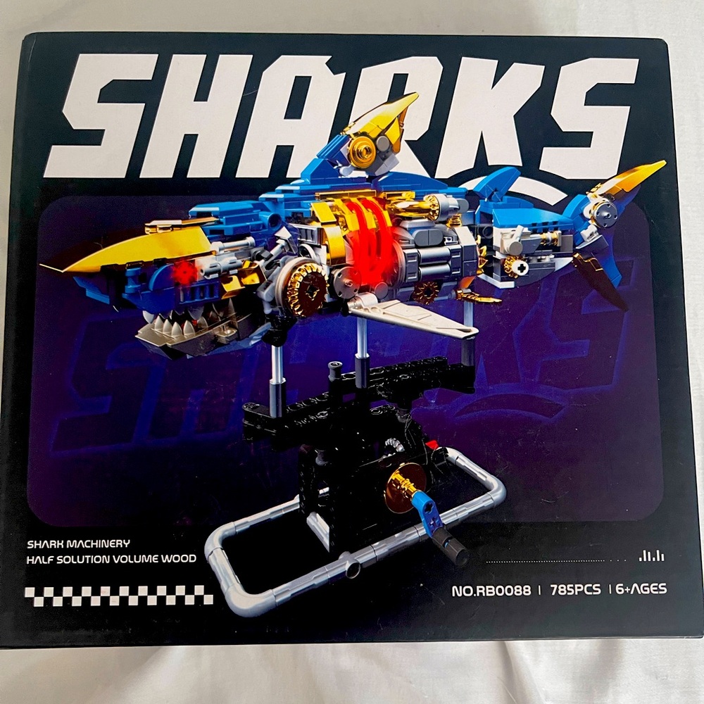 Shark Machinery Building Set - kids toy
